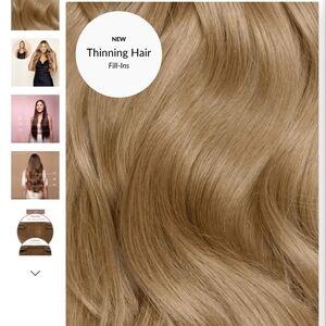 BEST BOMBAY seamless Thinning Hair Fill-ins Ash Brown 8 extentions